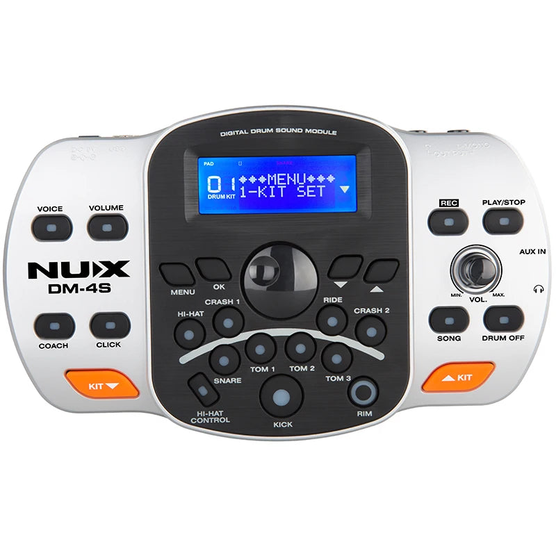 MMOOKA With Stand Cymbal Musical Instruments Hot Sale professional NUX DM-4S electronic Drum kit drum Set