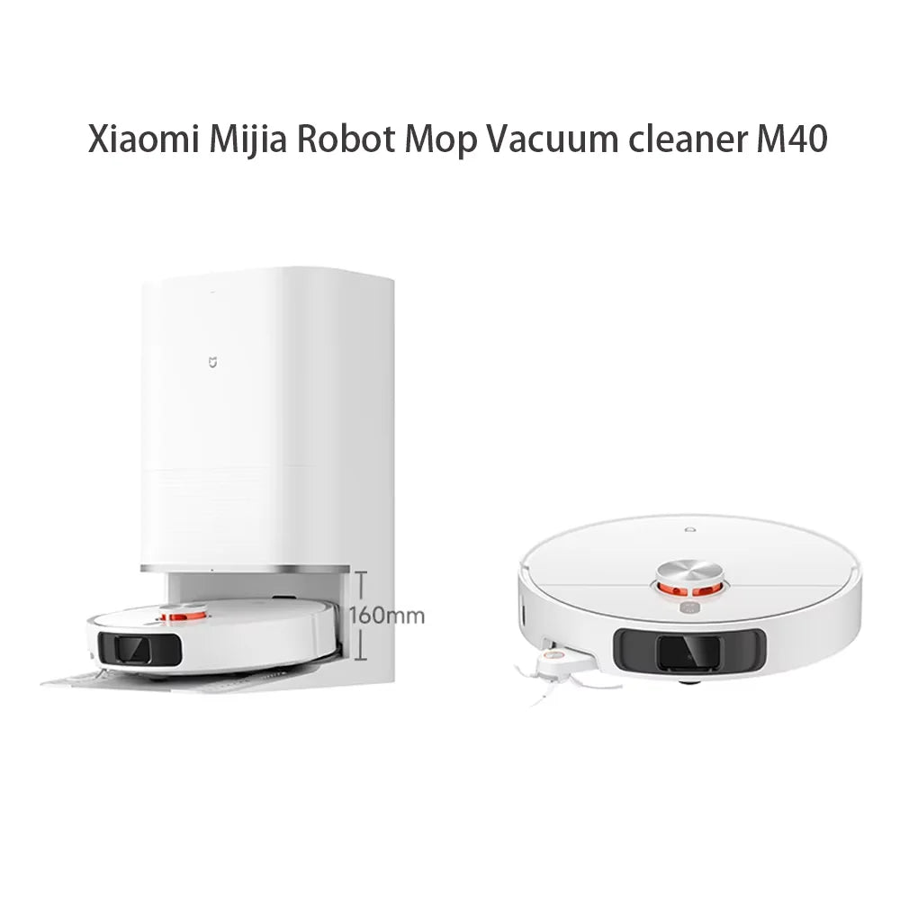 XIAOMI MIJIA OMNI Infinite Robot MOP Vacuum Cleaner M40 D110CN Self Cleaning Hair Cutting Empty Dust Home Dirt Disposal Machine