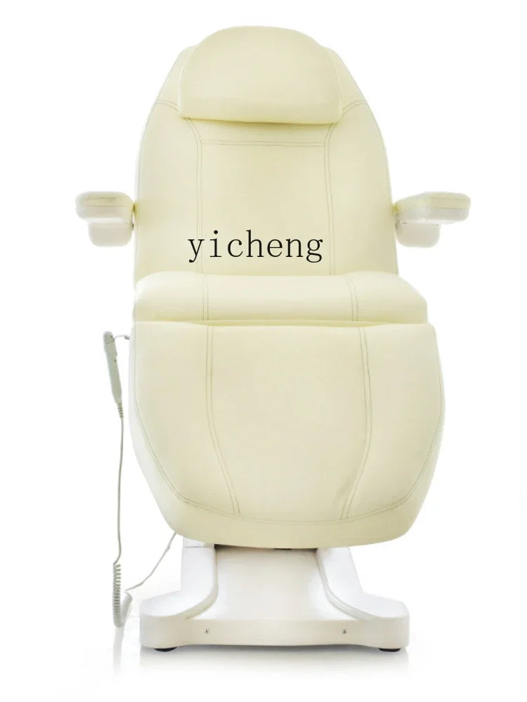 XL Electric Beauty Massage Chair Elevated Bed Smart Spa Bed with USB Interface Facial Bed