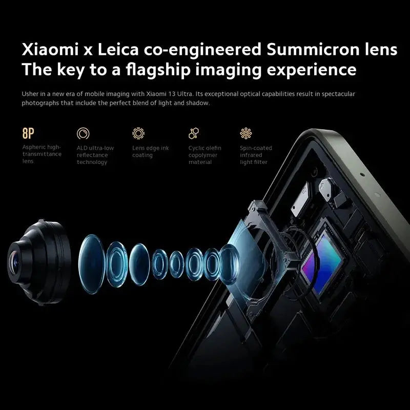 Xiaomi 13 Ultra 5G Snapdragon 8 Gen 2 256GB/512GB Octa Core 120Hz 6.73" 2K OLED Display 50MP Leica Camera IP68 MIUI 14 Original