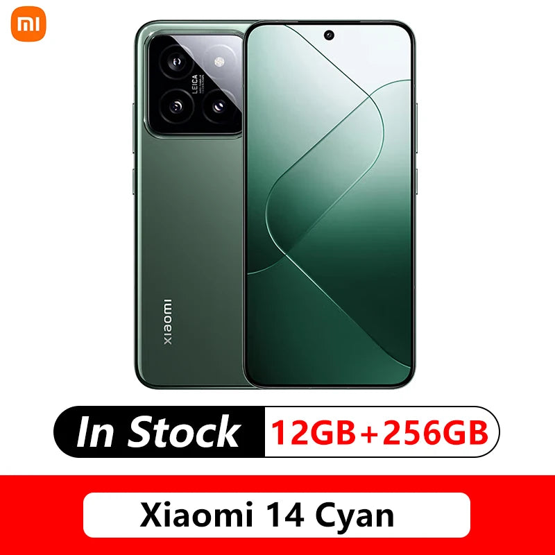 Xiaomi 14 5G Mobile Phone 6.73inch Snapdragon 8 Gen 3 50MP Leica Camera 120HZ OLED Screen 90W Wired Second Charging
