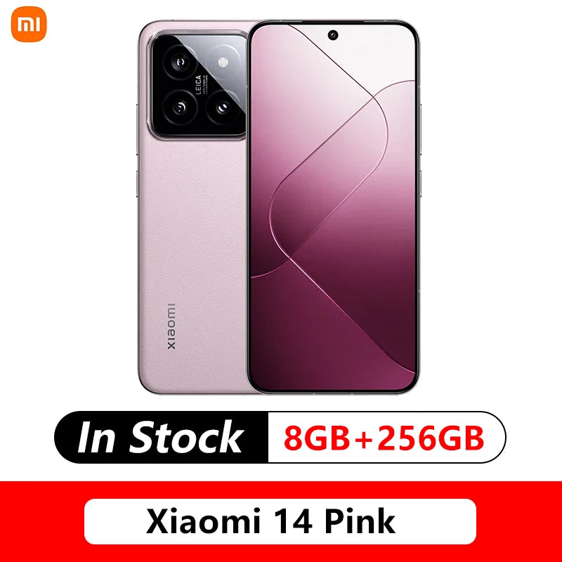 Xiaomi 14 5G Mobile Phone 6.73inch Snapdragon 8 Gen 3 50MP Leica Camera 120HZ OLED Screen 90W Wired Second Charging