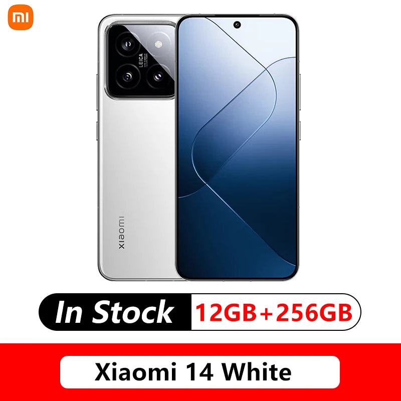 Xiaomi 14 5G Mobile Phone 6.73inch Snapdragon 8 Gen 3 50MP Leica Camera 120HZ OLED Screen 90W Wired Second Charging