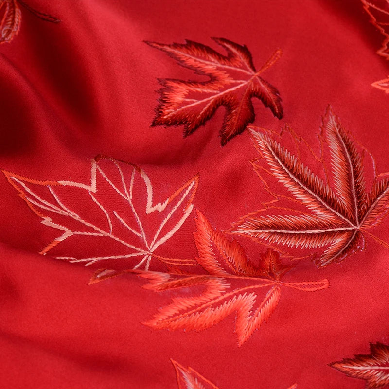 Xiuzhuang self sells Chinese style silk scarves, "Danfeng Welcoming Autumn" holiday gifts, elegant scarves and shawls