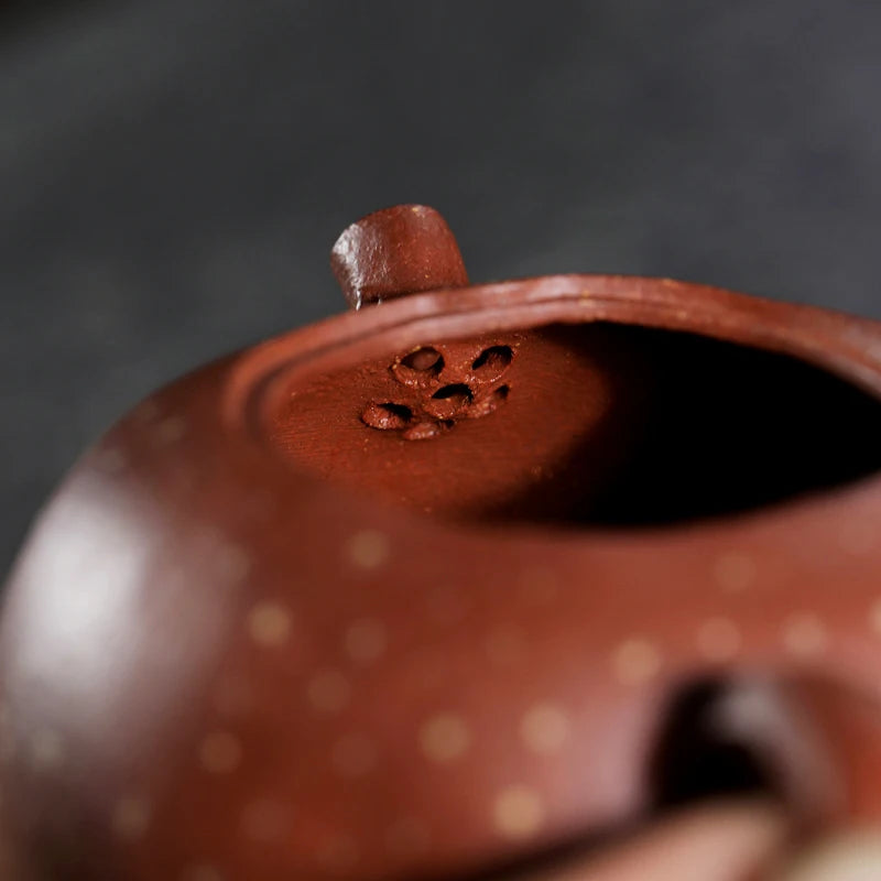 Xiyin Taofu Yixing Purple Clay Pot Flower Goods Pot Famous Haw Mangosteen Pot Literati Melon and Fruit Bionic Device Sketch Teap