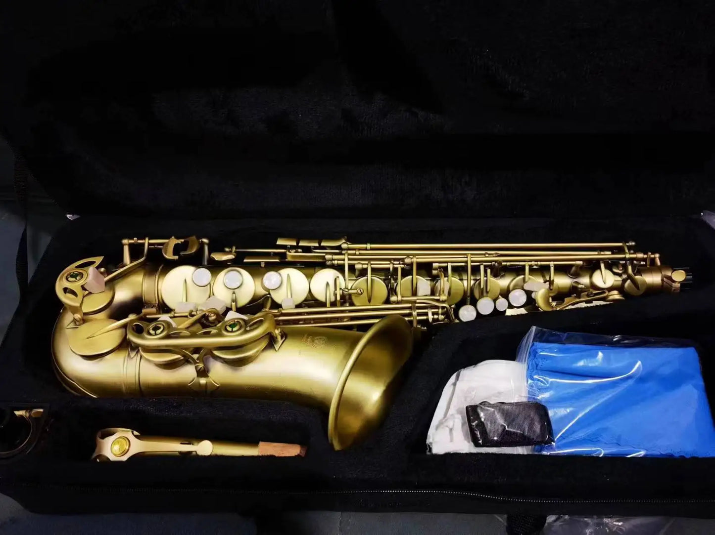 YAS-62 alto saxophone, Retro Technology Wind Instrument, Brass Manufacturing, Full Set of Accessories, Real-Time Photograe