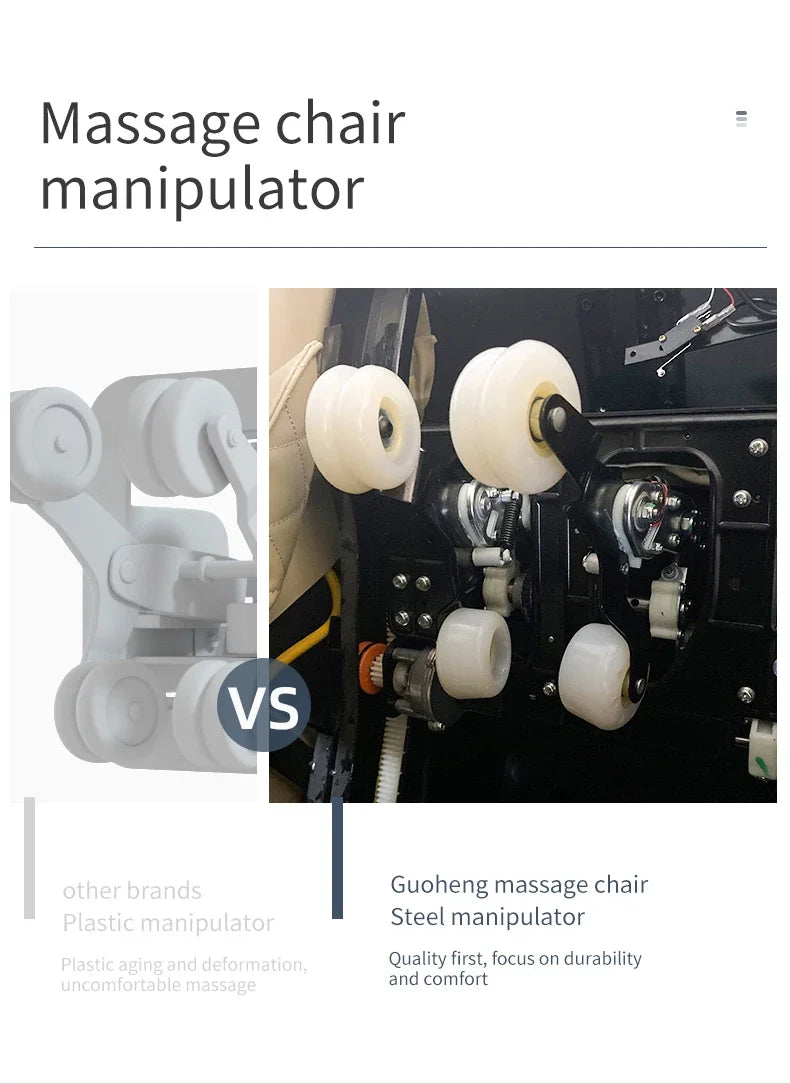 YYHC 3D manipulator smart screen touch sl track full body massage zero gravity Electric Recliner massage chair