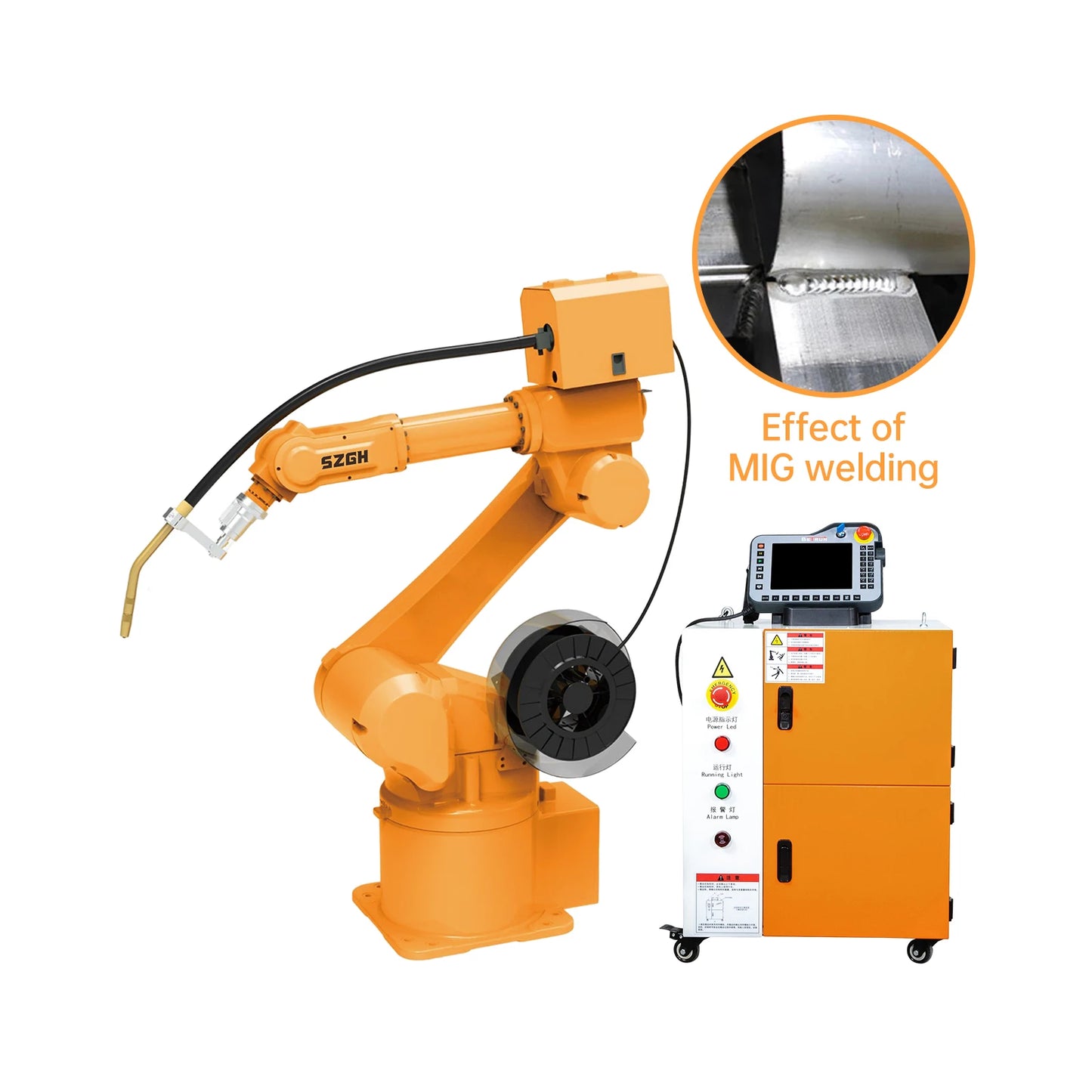 YYHC2023 Best Price China Manufacturer Industrial Robots for Welding 6 Axis Welding Robot Laser Welding Equipment