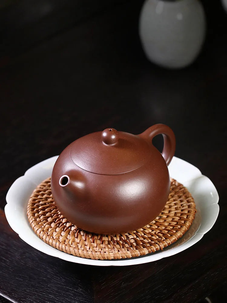 Yixing Clay Pure Handmade Original Mine, Purple Mud, Xishi Pot, High End Tea Set, Gift For Men