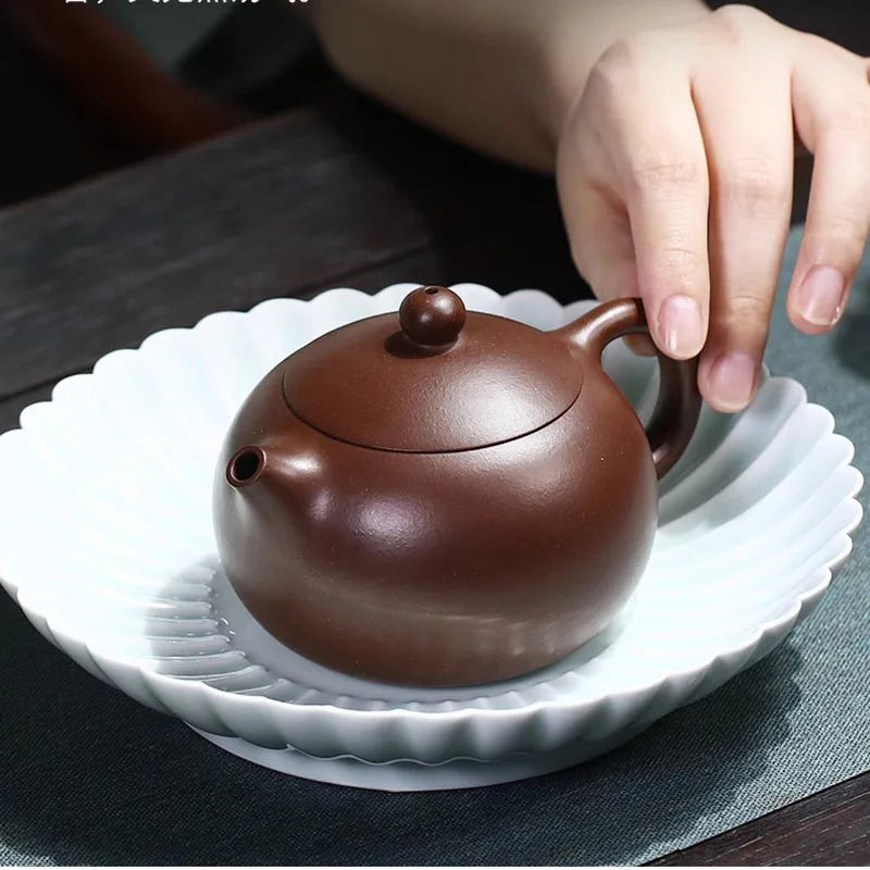 Yixing Clay Pure Handmade Original Mine, Purple Mud, Xishi Pot, High End Tea Set, Gift For Men