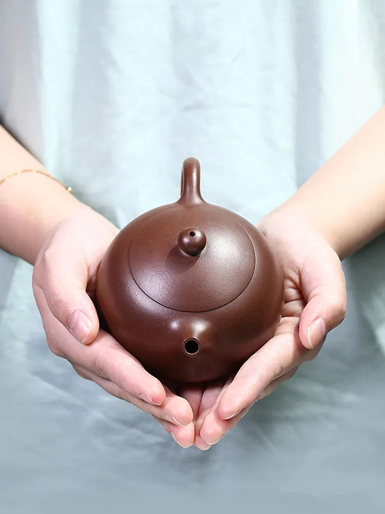 Yixing Clay Pure Handmade Original Mine, Purple Mud, Xishi Pot, High End Tea Set, Gift For Men