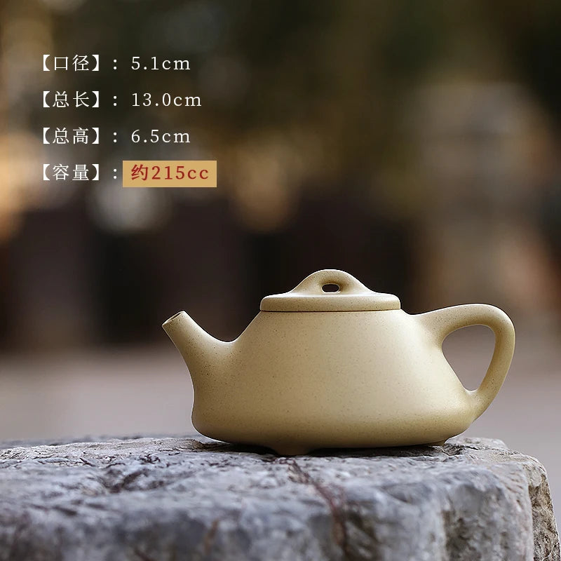 Yixing Original Mine Benshan Green Mud Purple Sand Pot, Home Pure Handmade Chinese Tea Set, Fully And Smelted