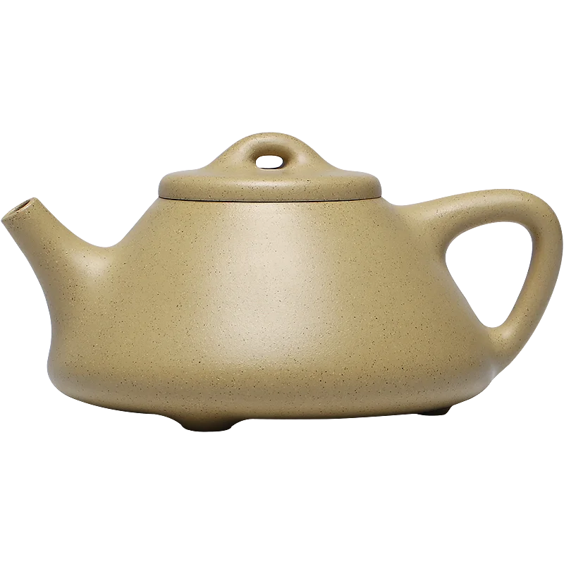 Yixing Original Mine Benshan Green Mud Purple Sand Pot, Home Pure Handmade Chinese Tea Set, Fully And Smelted
