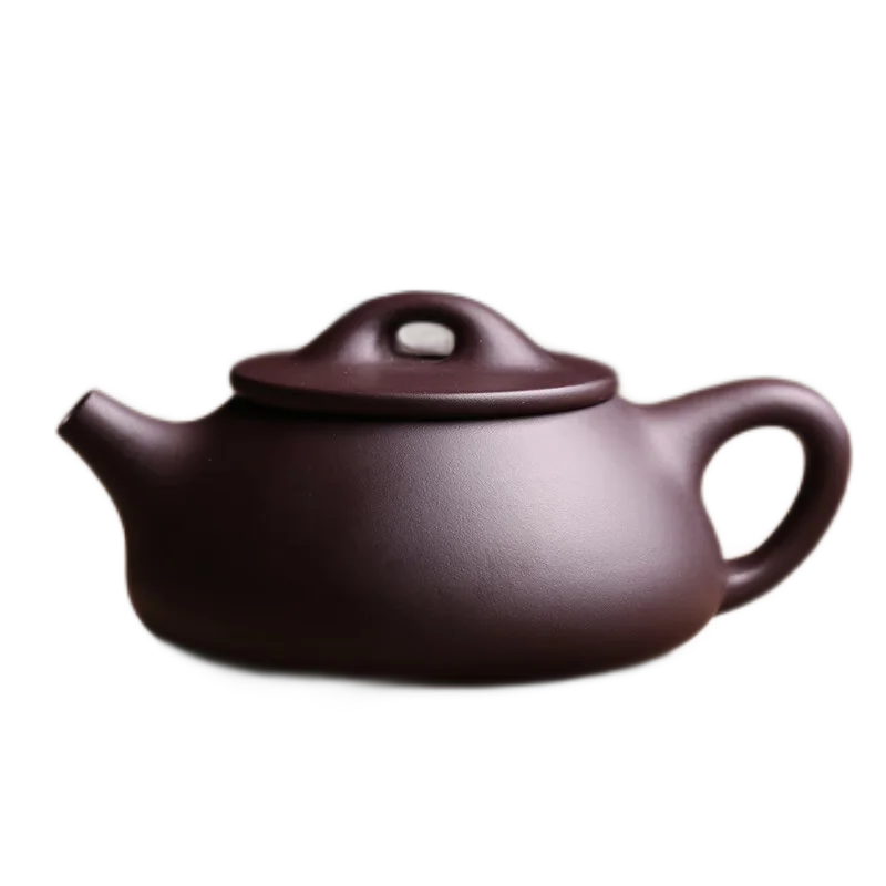 Yixing Original Mine Purple Clay Scenery Boat Stone Ladle Pure Handmade Famous Master Chen Zuyong Brewing Pot Kung Fu Tea Set