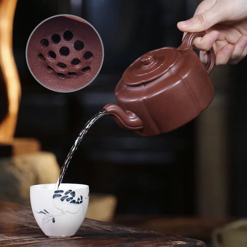 Yixing Purple Clay Pot Pure Handmade High Grade Tea Set Original Mine Home Collection Bottom Tank Clear Soaking