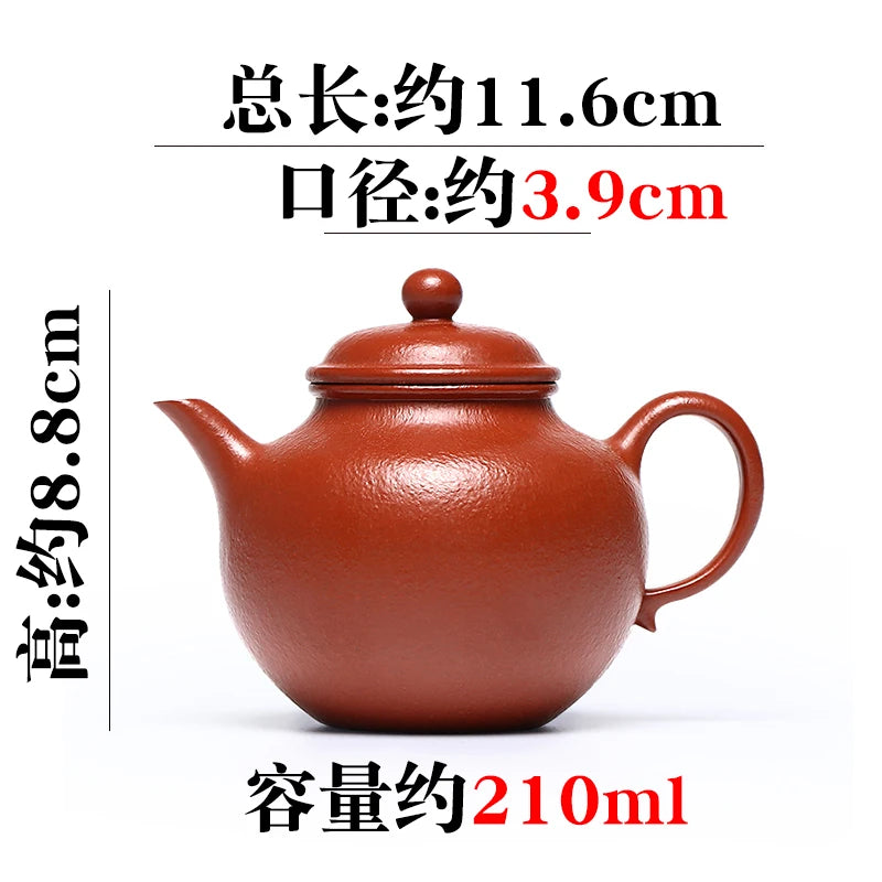 Yixing Purple Clay Pot Pure Handmade Raw Mineral Gold Yellow Section Mud Household Tea Full Set