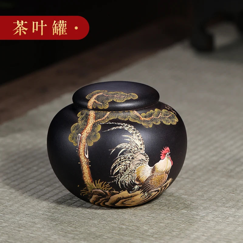 |Yixing Zisha teapot Taoling pure handmade teapot smelting Ladybug teapot raw tea set household single pot set