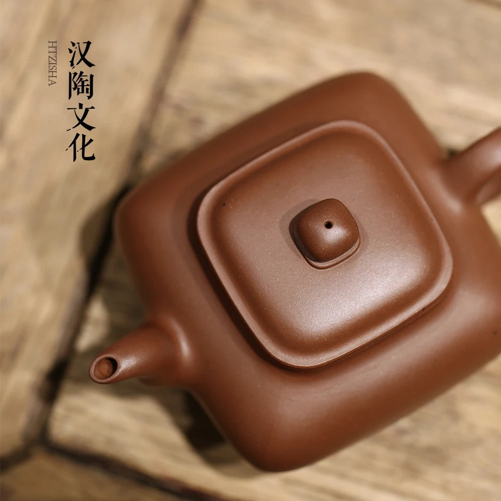 |Yixing are recommended by pure manual and old purple mud trough qing Fang Qi furnace pot teapot kung fu tea set