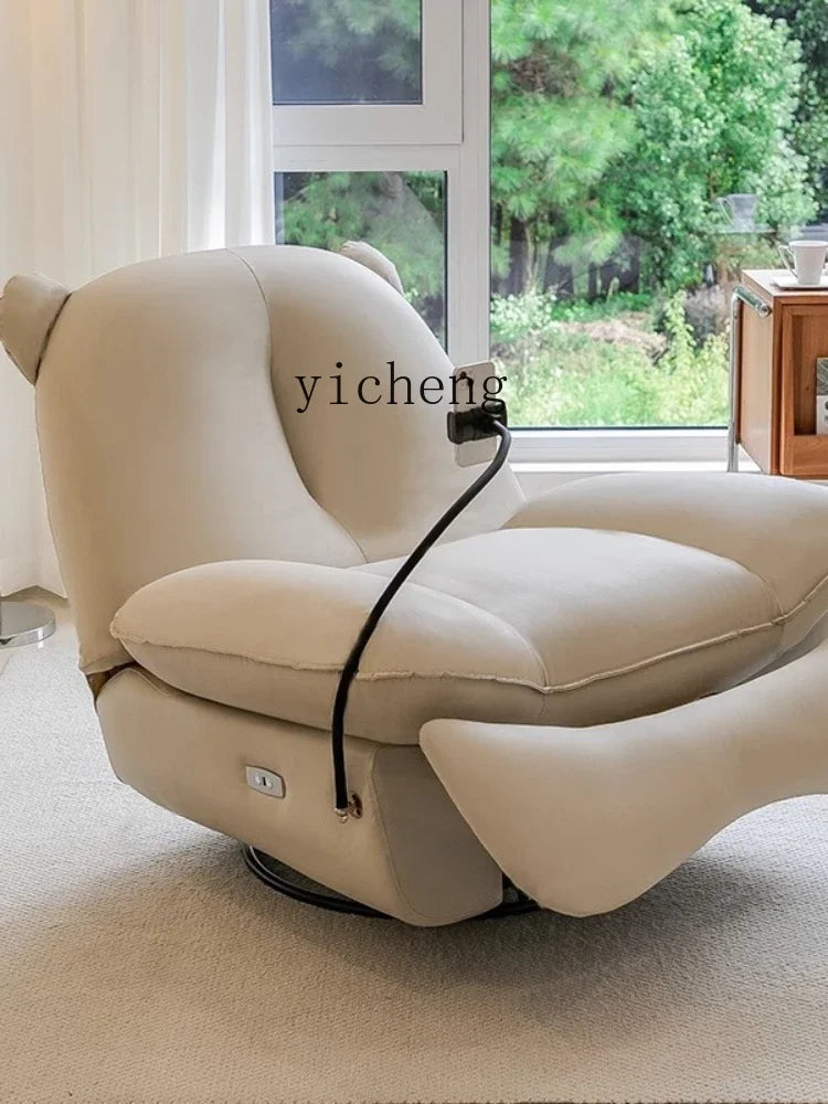 ZK Single Sofa Living Room Creative Sofa Lazy Rocking Chair Sleeping and Lying Smart Massage Chair