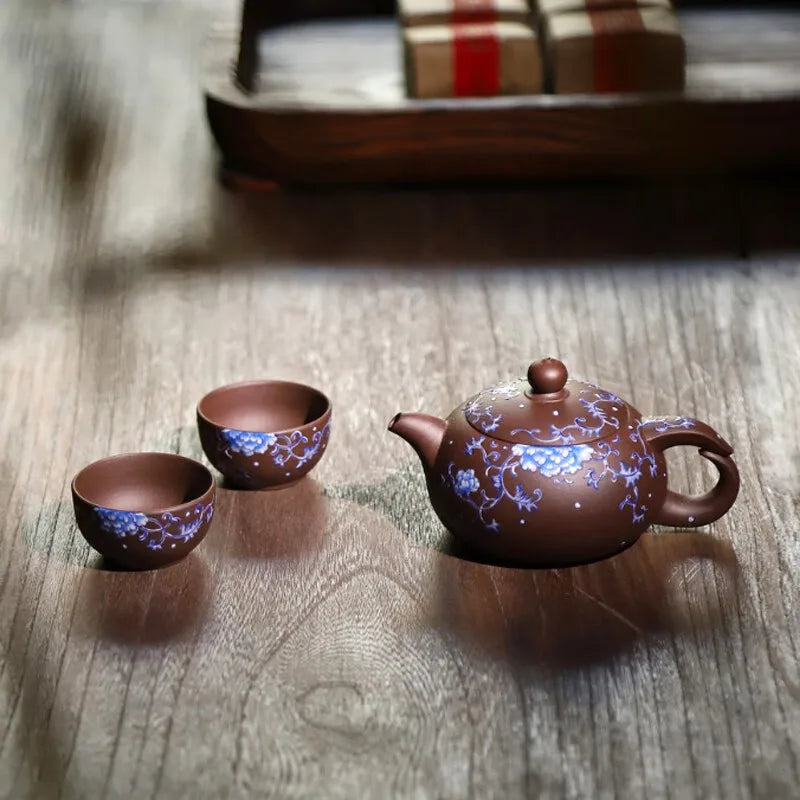 Zanghutianxia Researcher Level Senior Industrial Artist-Zhu Dan Enamel Color Collection Heavy Device Authentic Pot 150ml