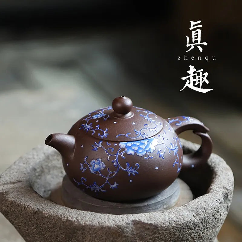 Zanghutianxia Researcher Level Senior Industrial Artist-Zhu Dan Enamel Color Collection Heavy Device Authentic Pot 150ml