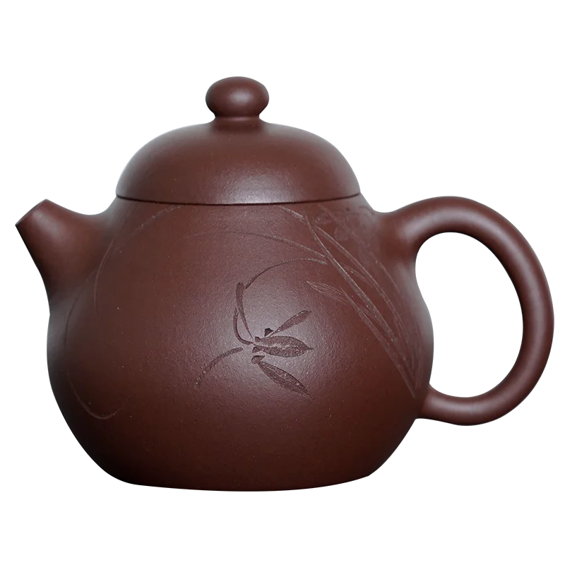 Zen Yuantang Yixing Handmade Purple Clay Pot Kombucha Teapot Sketch Pot Raw Ore Bottom Trough Height Wentan Teapot