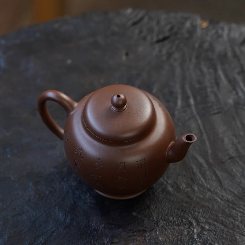 Zen Yuantang Yixing Handmade Purple Clay Pot No. 4 Jingyuan Mine Old Yixing Clay Retro Chinese Style Nanzhou Gaoshi Pot