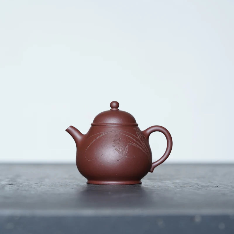 Zen Yuantang Yixing Handmade Yixing Clay Teapot Kung Fu Teapot Sketch Pot Huanglongshan Raw Ore Bottom Groove Clear Carving High