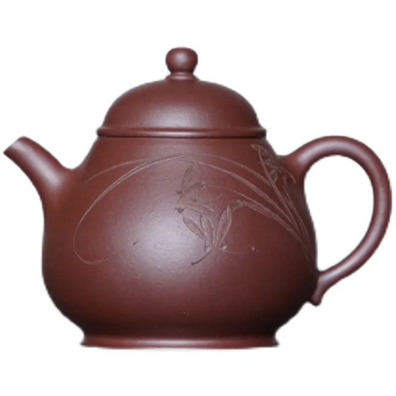 Zen Yuantang Yixing Handmade Yixing Clay Teapot Kung Fu Teapot Sketch Pot Huanglongshan Raw Ore Bottom Groove Clear Carving High