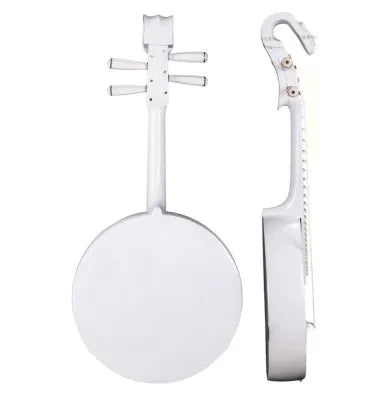 Zhong Ruan Medium Ruan Blue and white porcelain pattern Chinese String Instrument