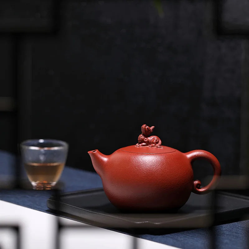 |a pot of tea fragrance yixing are recommended by pure manual undressed ore mud teapot tea collection jack zhu stonecrop