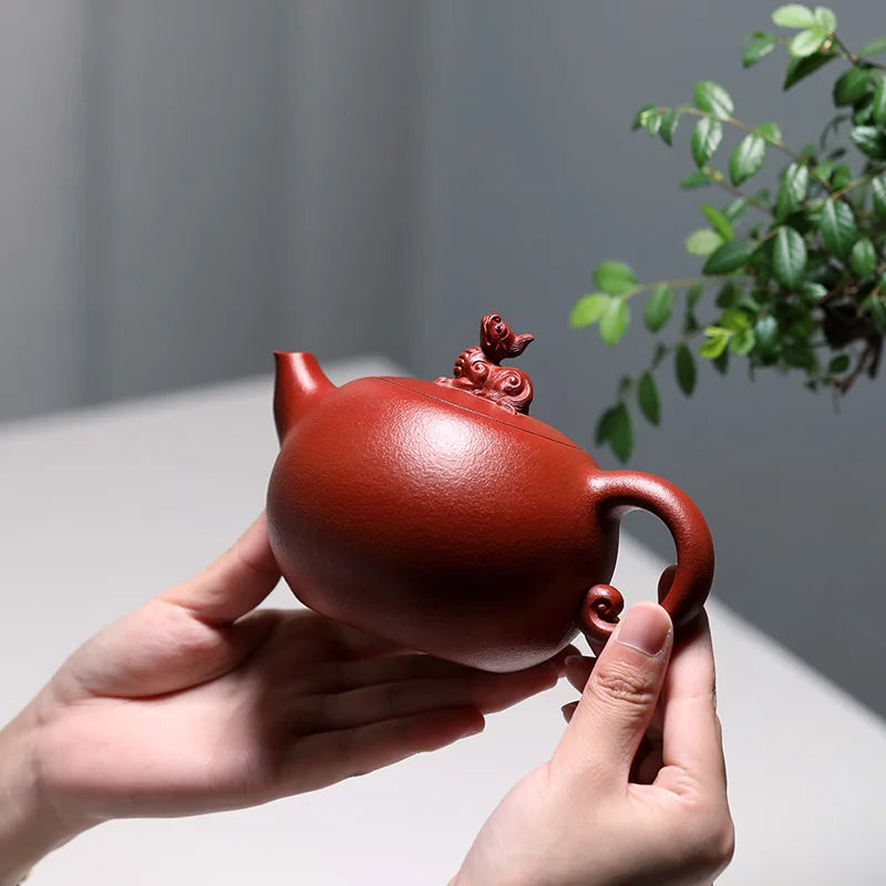 |a pot of tea fragrance yixing are recommended by pure manual undressed ore mud teapot tea collection jack zhu stonecrop