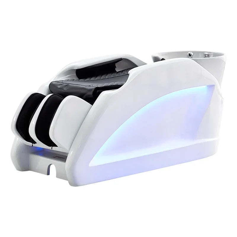 beauty salon barbershop multifunction washing bed luxury electric smart massage shampoo chair