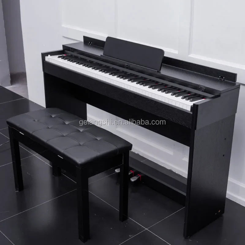 black electronic piano 88 keys best digital piano weighted keyboard