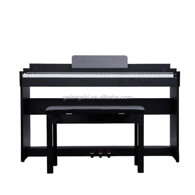 black electronic piano 88 keys best digital piano weighted keyboard