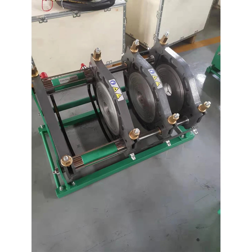 butt fusion equipment for joining thermoplastic pipe such as high-density polyethylene (HDPE)