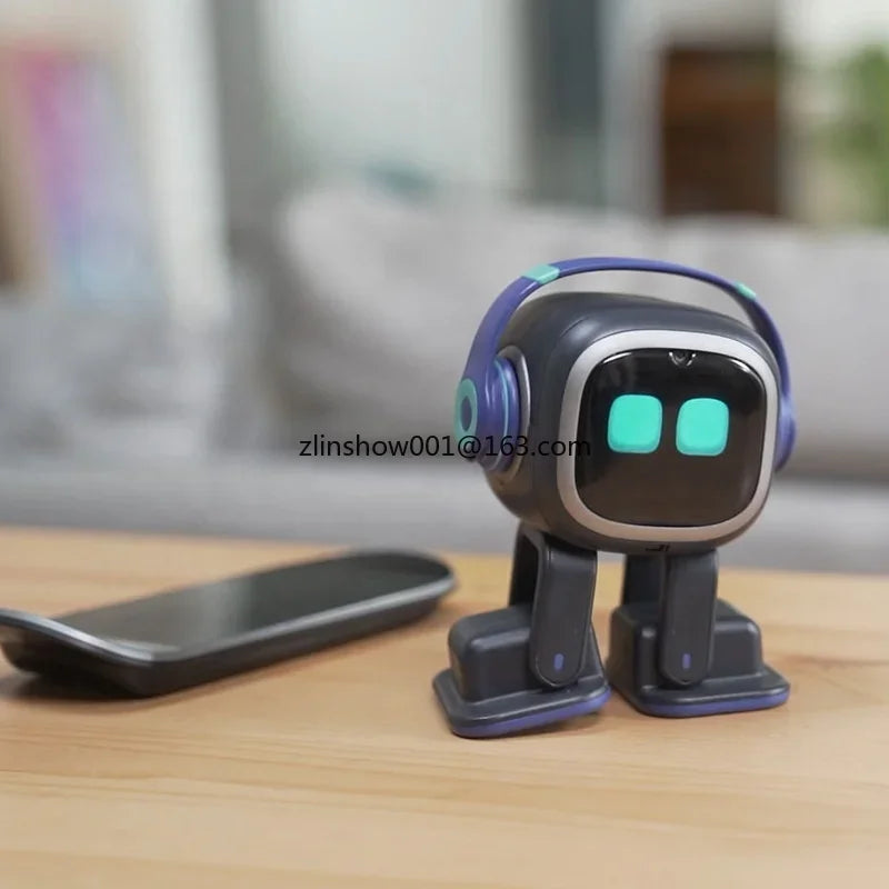 emo Robot Intelligent emotional interactive voice ai Desktop children accompany pet vector robot