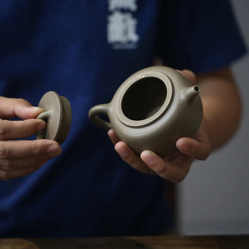 hall yixing undressed ore pure manual recommended man born ten BaShi its period of mud well bar pot of 205 ml