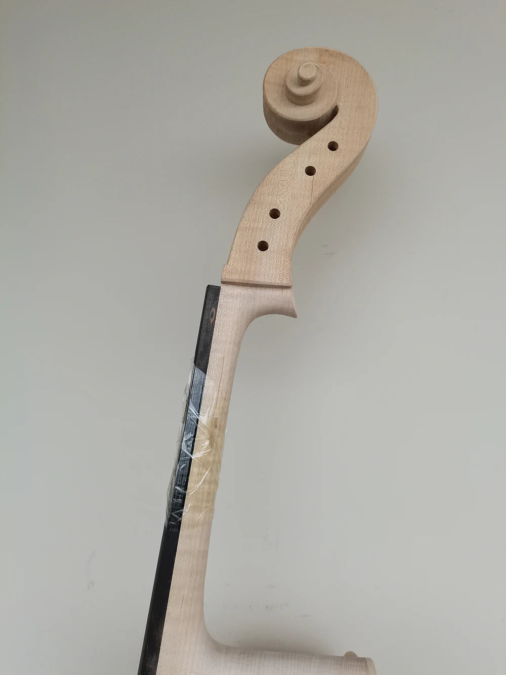 MMOOKA hand flame Maple white embryo Cello unfinished Cello 4/4 Custom 1/2 3/4 Spruce wood solid wood white Cello DIY ebony fingerboard