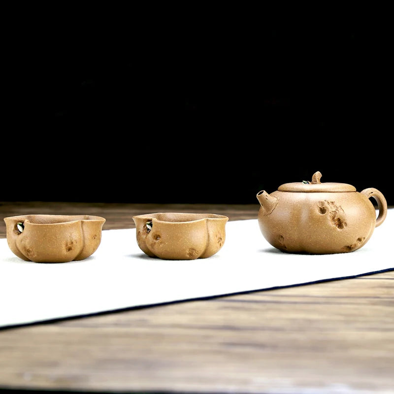 |hidden TaoFu boutique yixing are recommended by the manual kung fu tea set period of mud pumpkin pot of the teapot