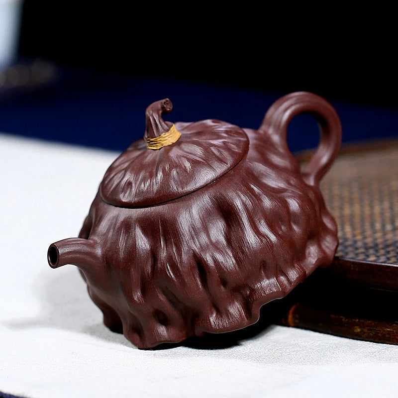 |hidden TaoFu yixing are recommended by Liao Qingqing lotus POTS all hand lotus seed undressed ore teapot the teapot