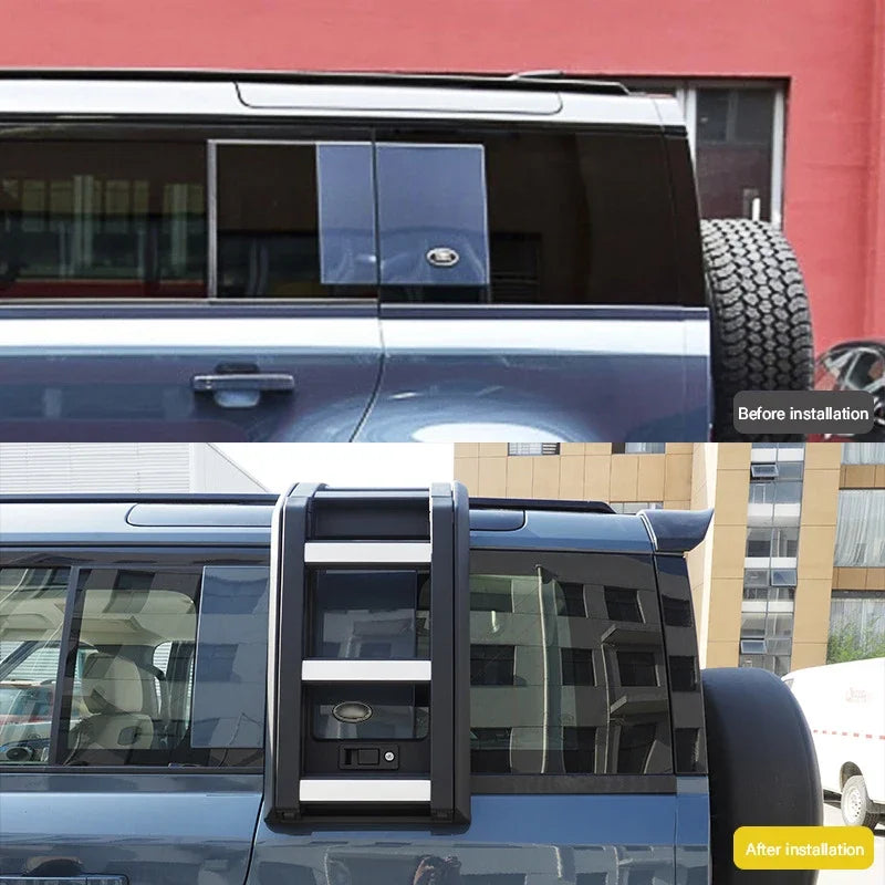 land rover defender 2021 2022 2023 Truck Tailgate Ladder Ladder Foldable for Truck Bed Universal Extension Step Ladder