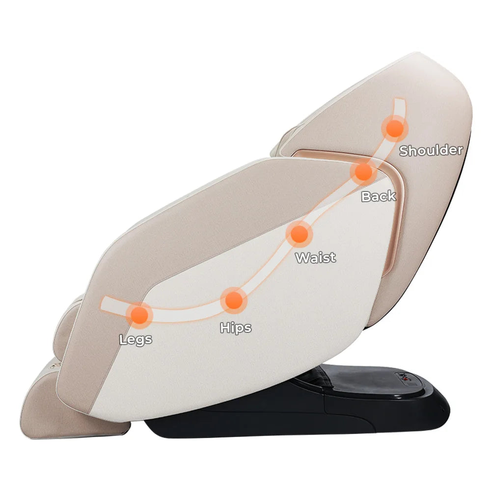 luxury smart electric heated full body care 5d massage chair automatically for home
