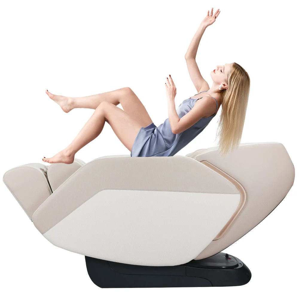 luxury smart electric heated full body care 5d massage chair automatically for home