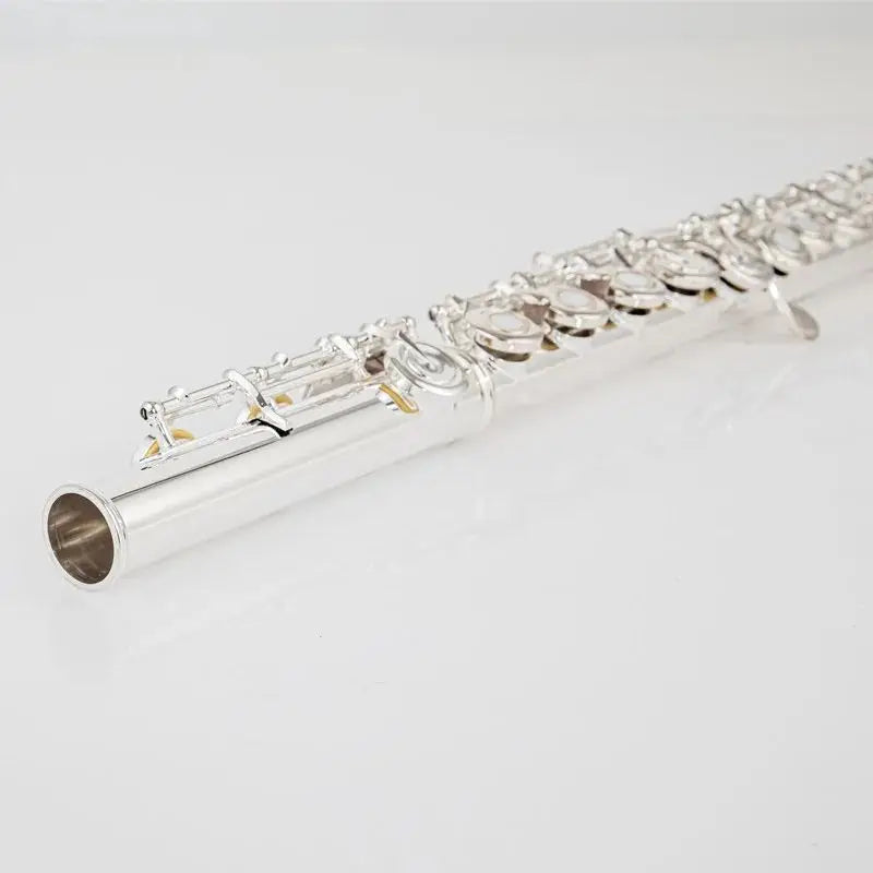 MMOOKA muramatsu Flute Professional Cupronickel Opening C Key 16 Hole Flute Silver Plated Musical Instruments With Case and Accessories