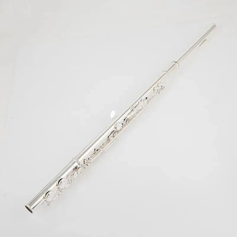 MMOOKA muramatsu Flute Professional Cupronickel Opening C Key 16 Hole Flute Silver Plated Musical Instruments With Case and Accessories
