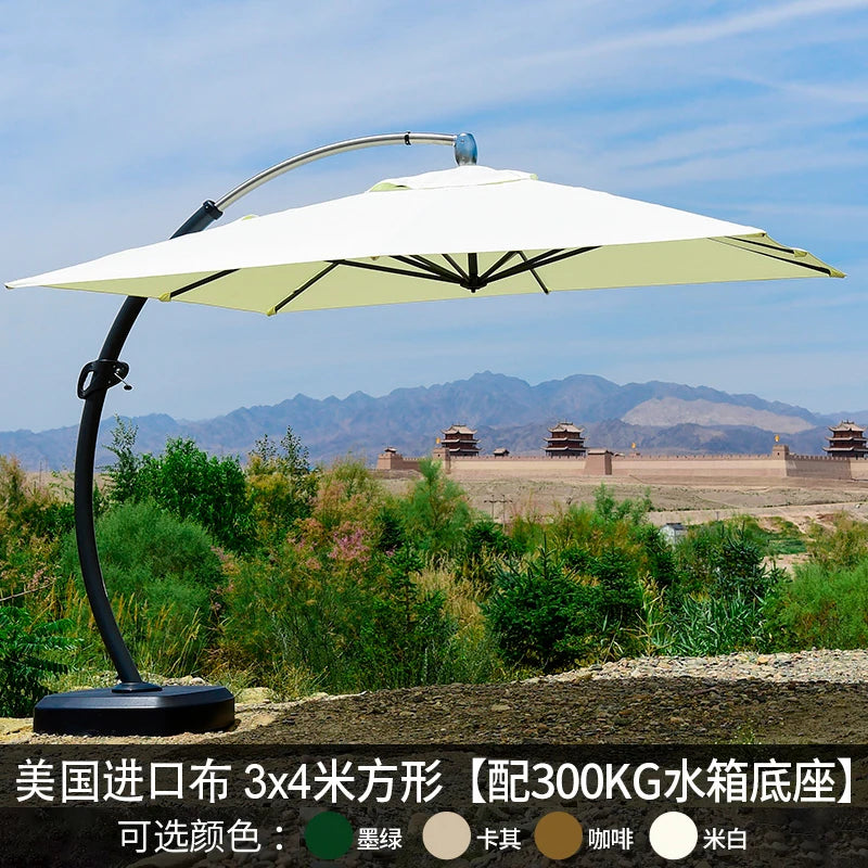 outdoor sun umbrella garden with lights roman umbrella outdoor solar umbrella balcony terrace sunshade
