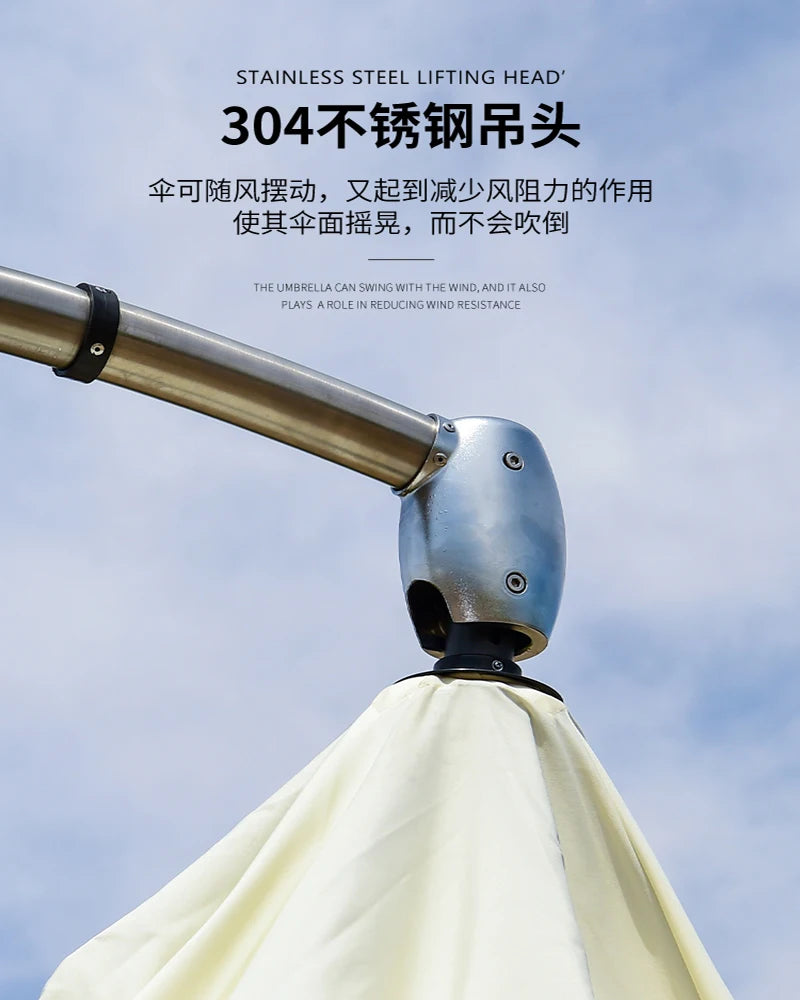 outdoor sun umbrella garden with lights roman umbrella outdoor solar umbrella balcony terrace sunshade