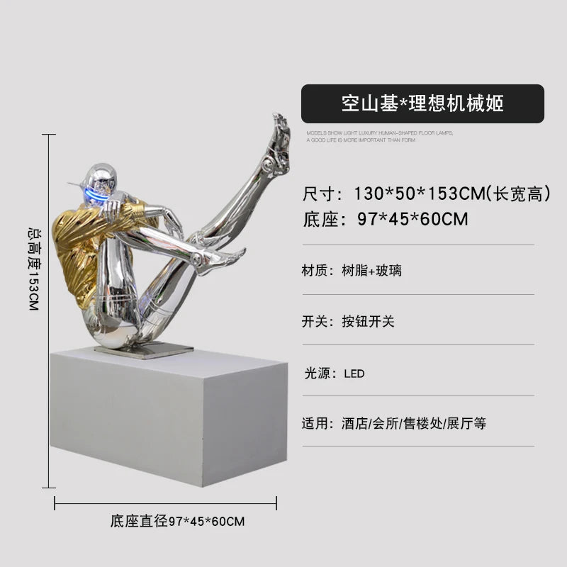 sculptureAbstract Character Art Sculpture Light Luxury Living Room, Entrance Decoration, Sales Office, Home Creativity, High Gra