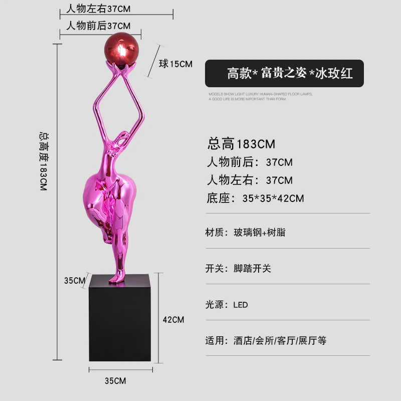 sculptureAbstract Character Art Sculpture Light Luxury Living Room, Entrance Decoration, Sales Office, Home Creativity, High Gra